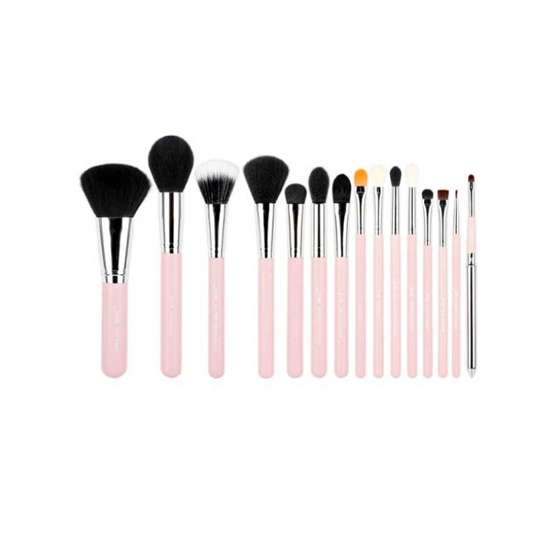 Jessup Beauty - 15 pcs Brush Set - T094: Pink/Silv...